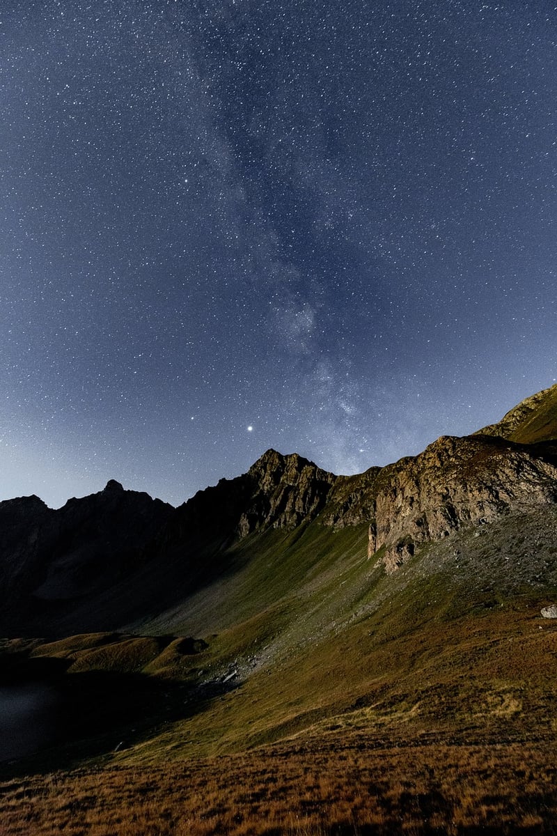 Milky Way galaxy representing alternate realities